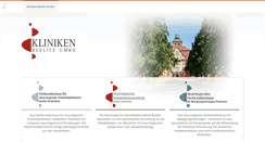 Desktop Screenshot of kliniken-beelitz.de